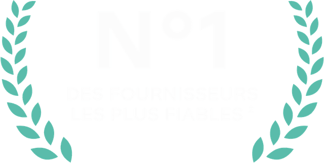 Fournisseur le plus fiable